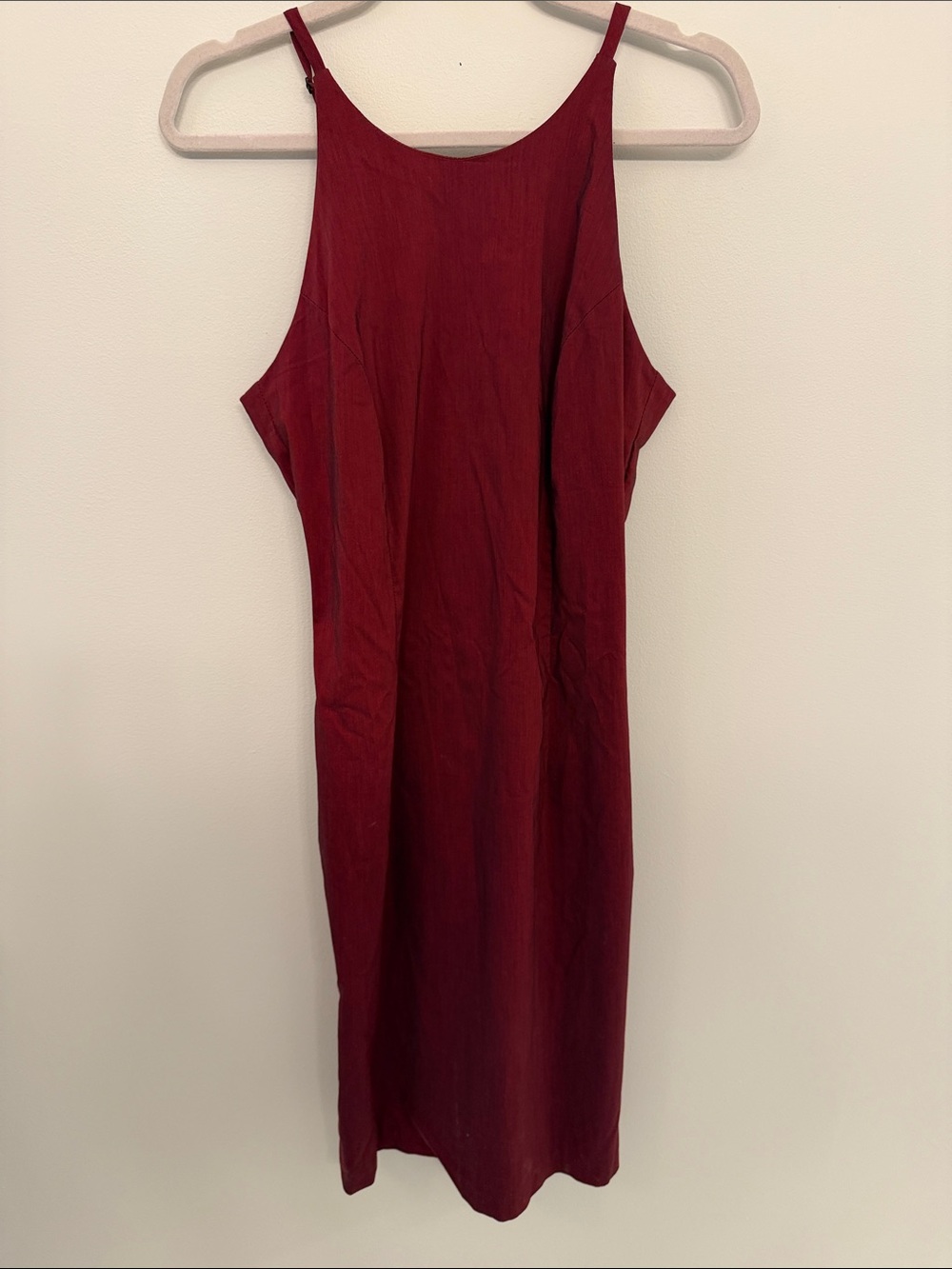 Vintage Arden b. Women's dark red Midi Slip Dress